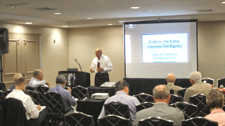 Dr. Yager lecturing